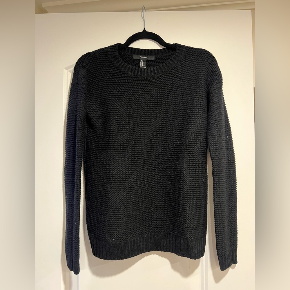 Classic Black Men's Sweater